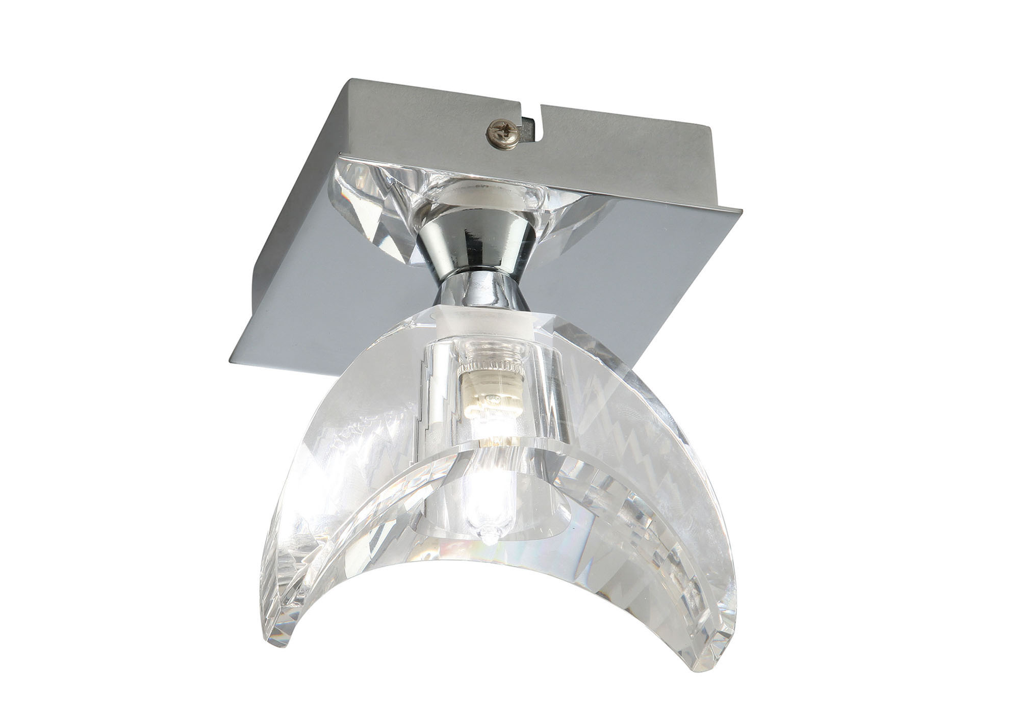 M1457  Eclipse Crystal Ceiling 1 Light